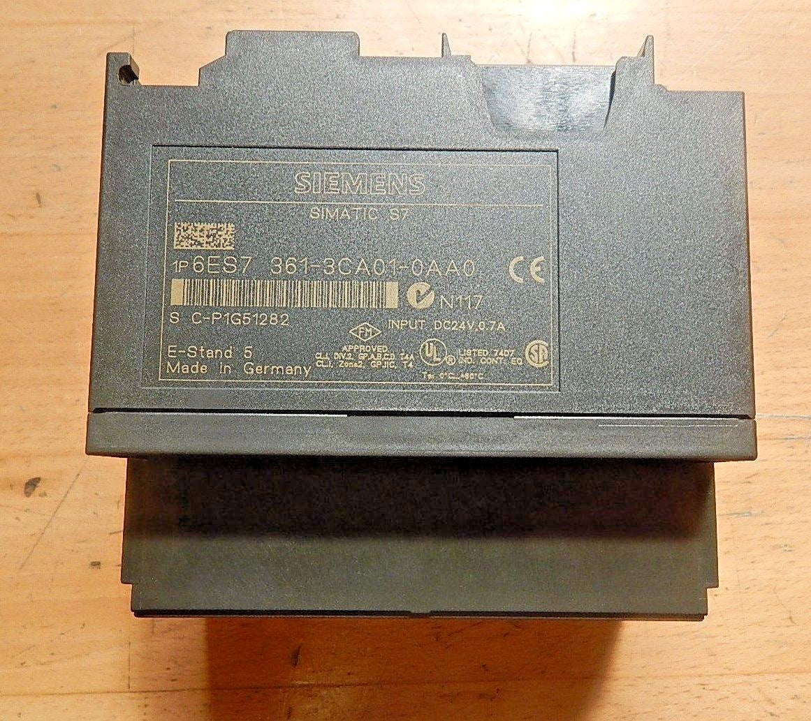 SIEMENS Simatic S7 6ES7 361-3CA01-0AA0 INTERFACE MODULE ANSCHALTUNG - Used 