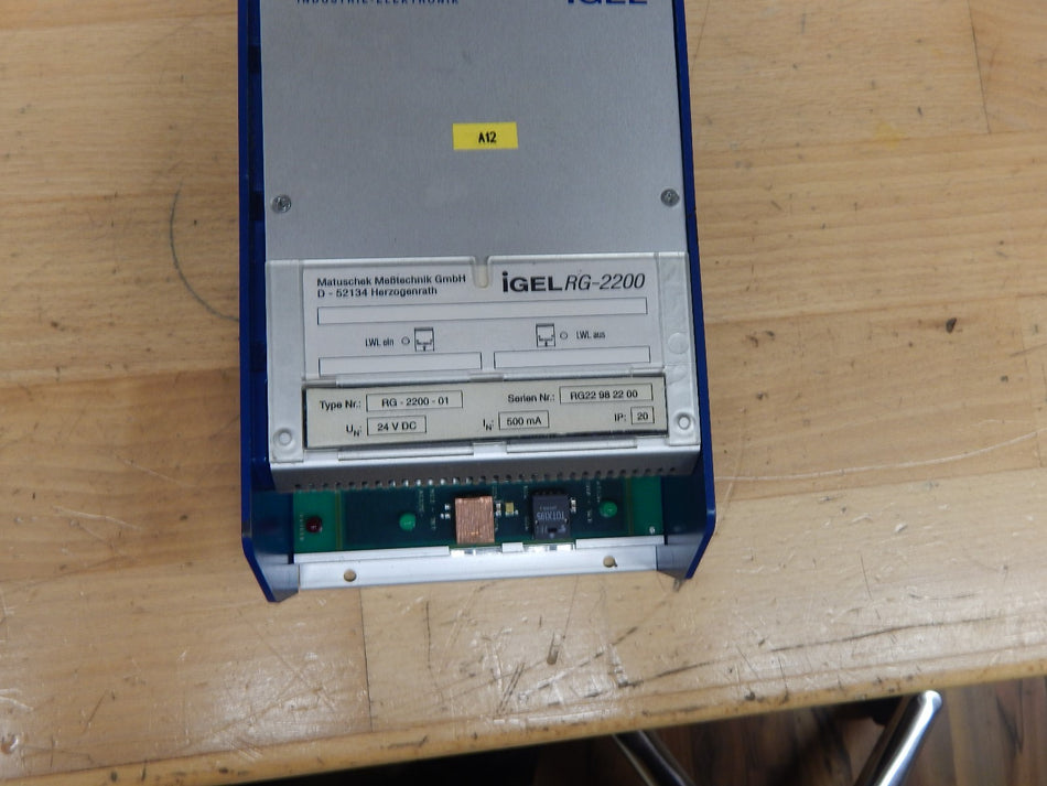 Matuschek Industrie Elektronik   IGEL RG-2200   Used