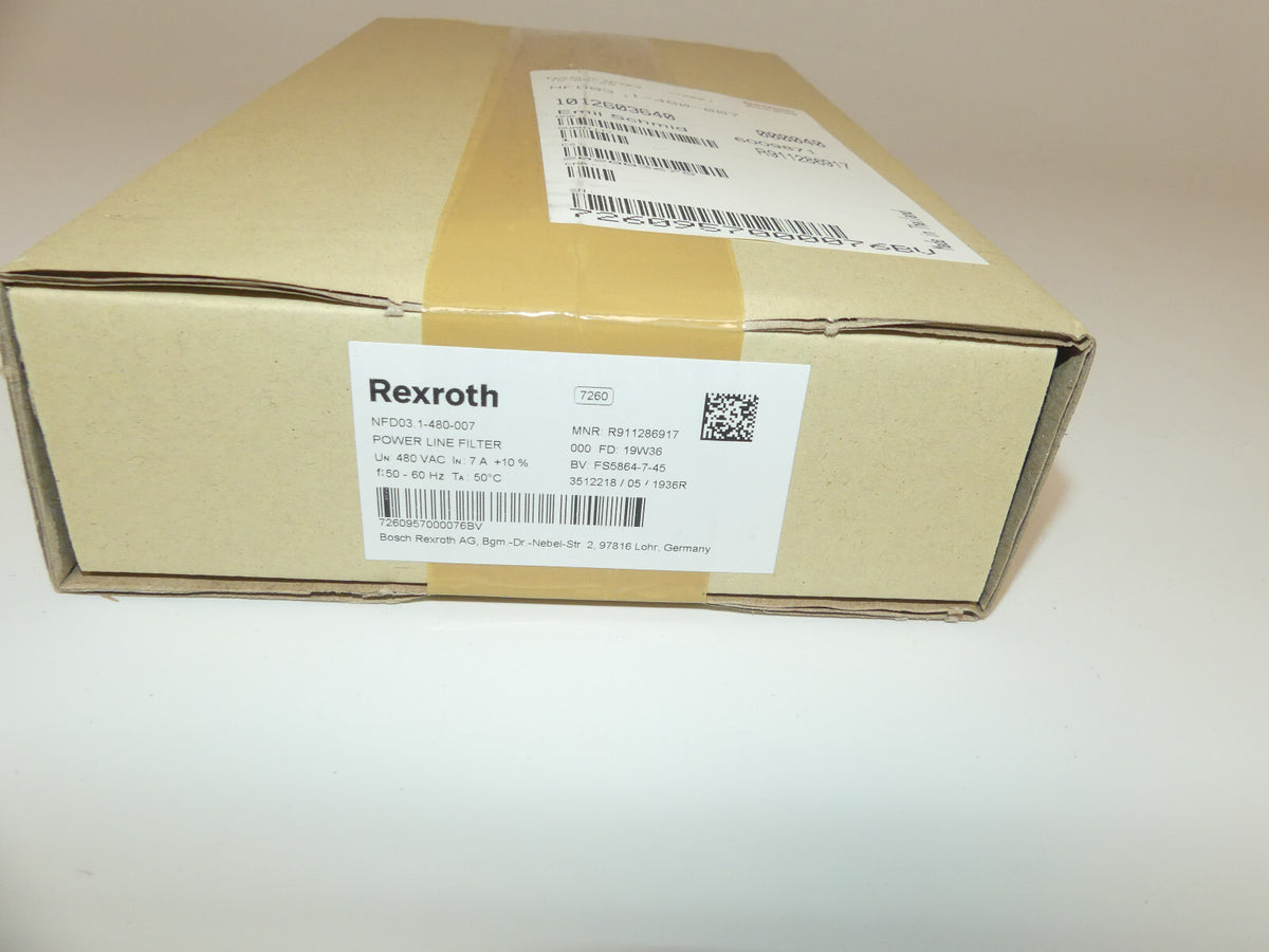 Rexroth Netzfilter NFD03.1-480-007  R911286917 7A  480V AC