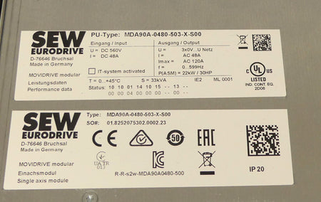 SEW EURODRIVE  MDA90A-0480-503-X-S00 +  CSA31A