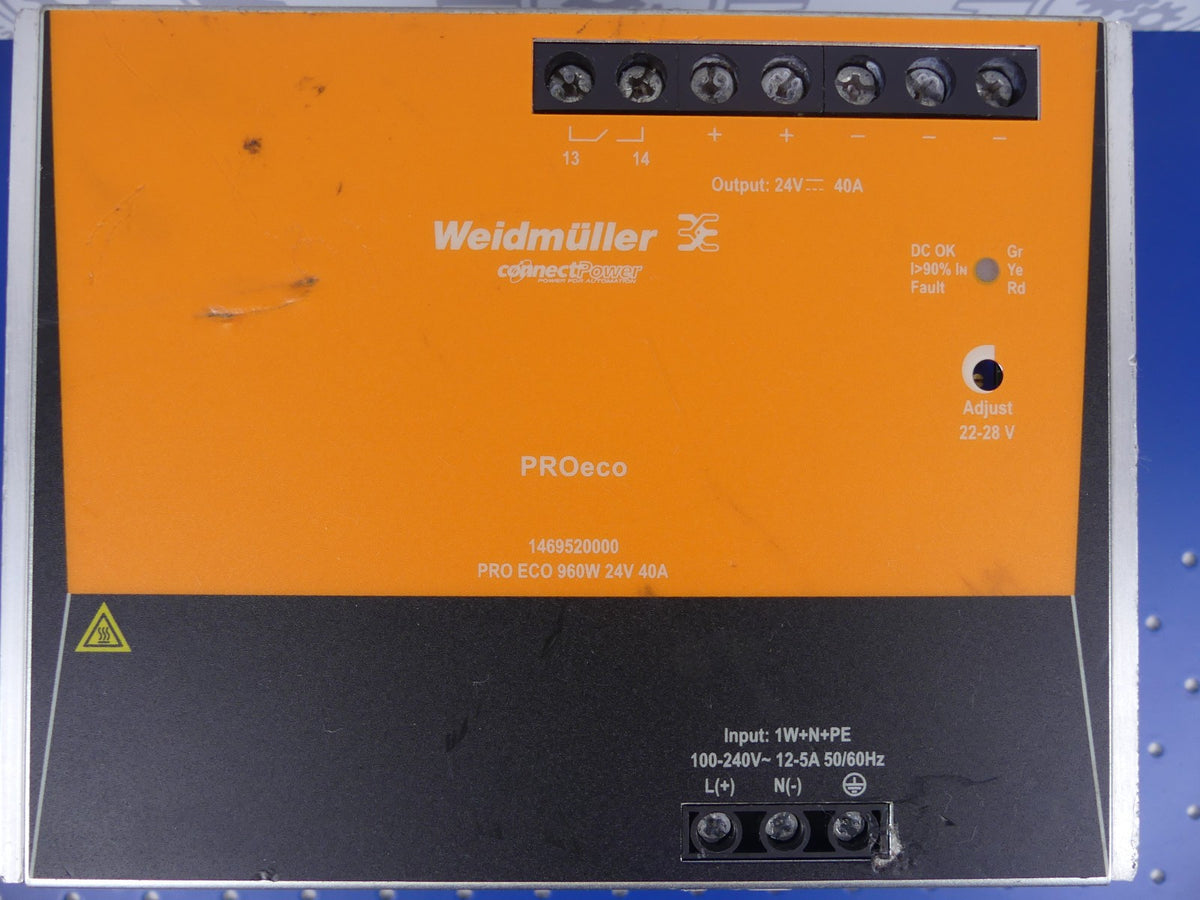 Weidmüller connect power PRO ECO 960W 24V 40A