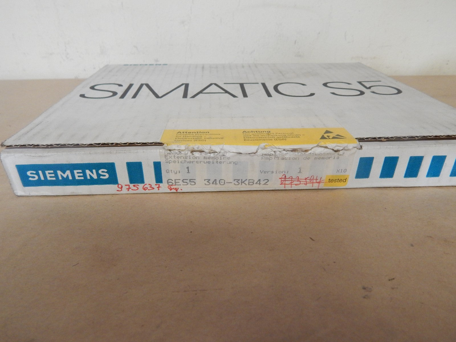 Siemens S5 6ES5340-3KB42   6ES5 340-3KB42 