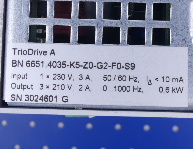 ESR Pollmeier Trio Drive A 6651.4035-KS-Z0-G2-F0-S9