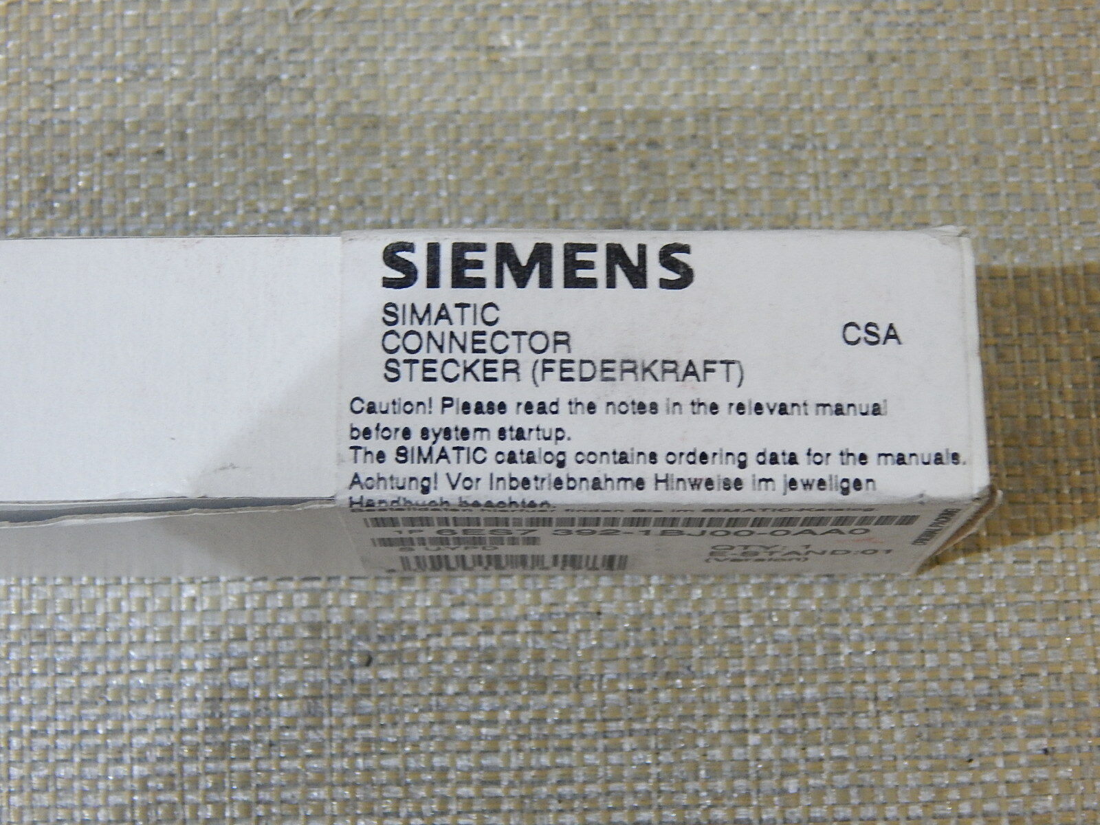 Siemens Simatic S7 6ES7 392-1BJ00-0AA0 //6ES7392-1BJ00-0AA0 E:01  New