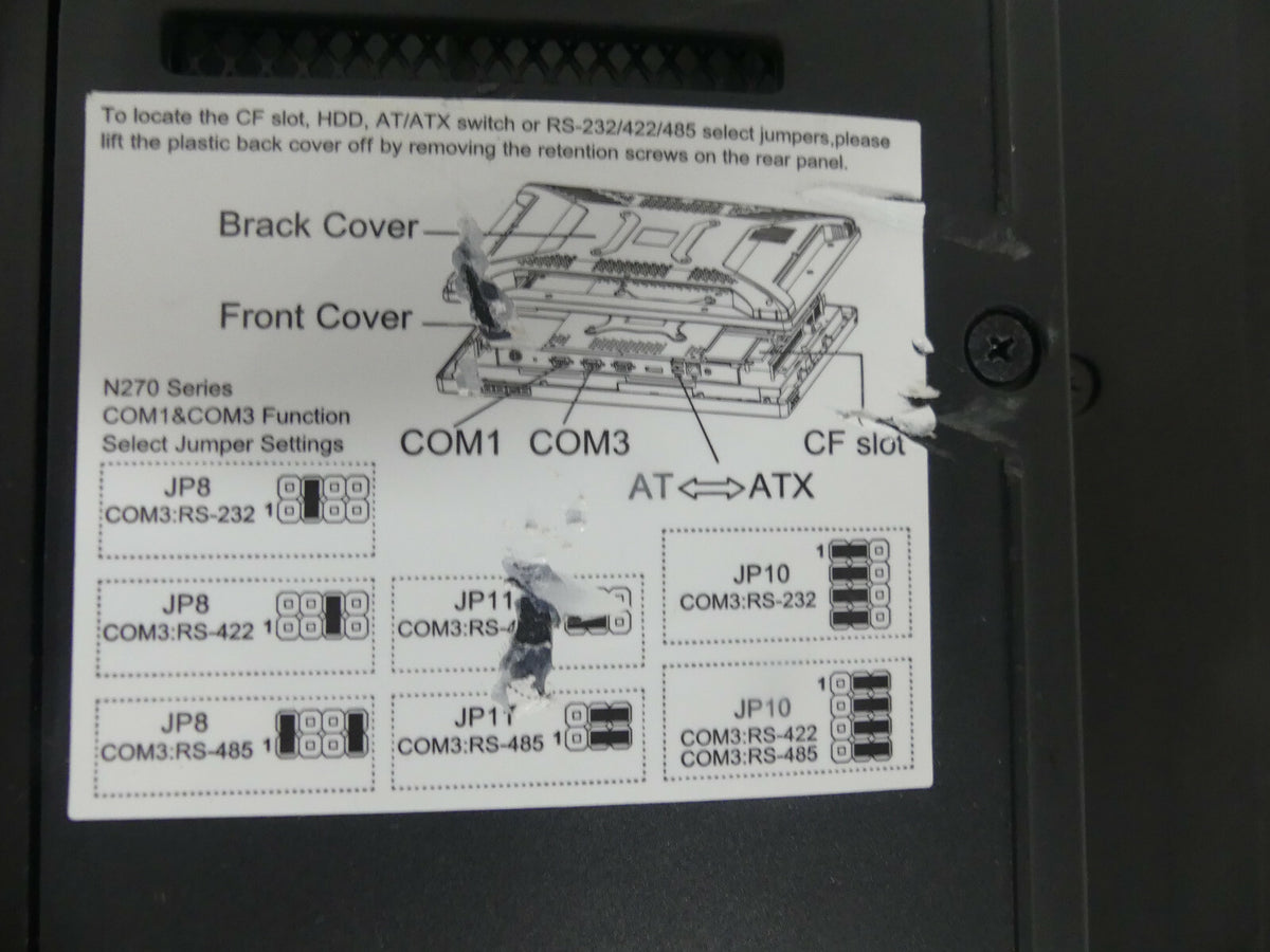 iEi Panel PC AFL2-W15A-N270