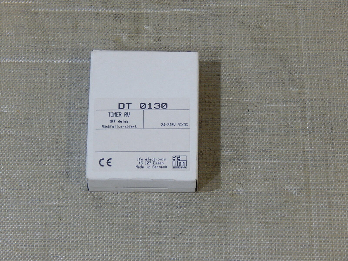ifm Timer Relay DT-0130  24-240VAC/DC  DT0130 New