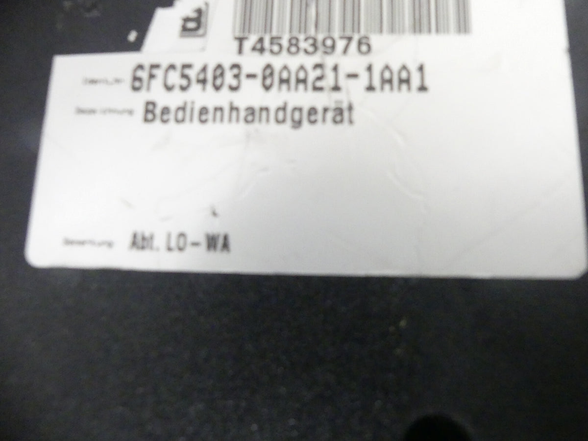 Siemens 6FC5403-0AA21-1AA1 (S. Bilder)