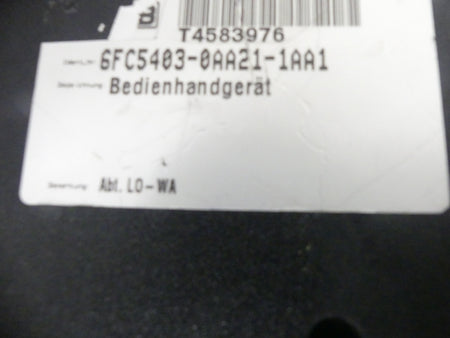 Siemens 6FC5403-0AA21-1AA1 (S. Bilder)