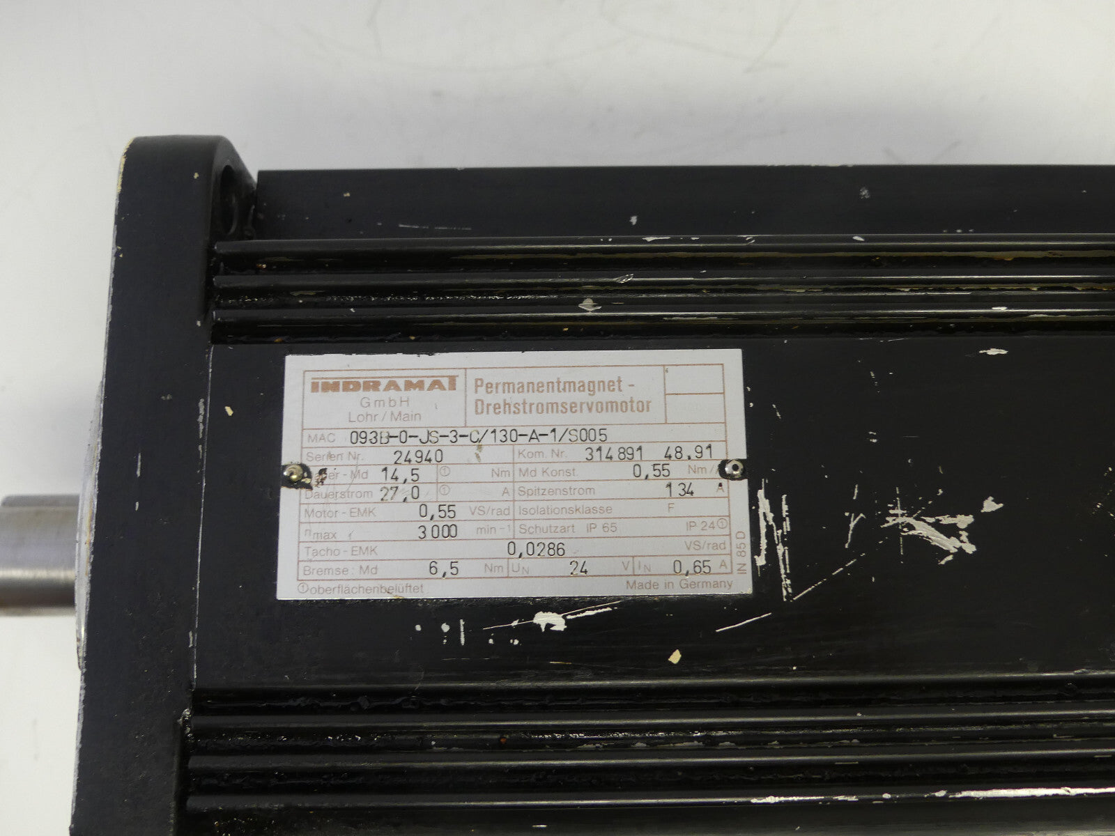 Indramat MAC093B-0-JS-3-C/130-A-1/S005