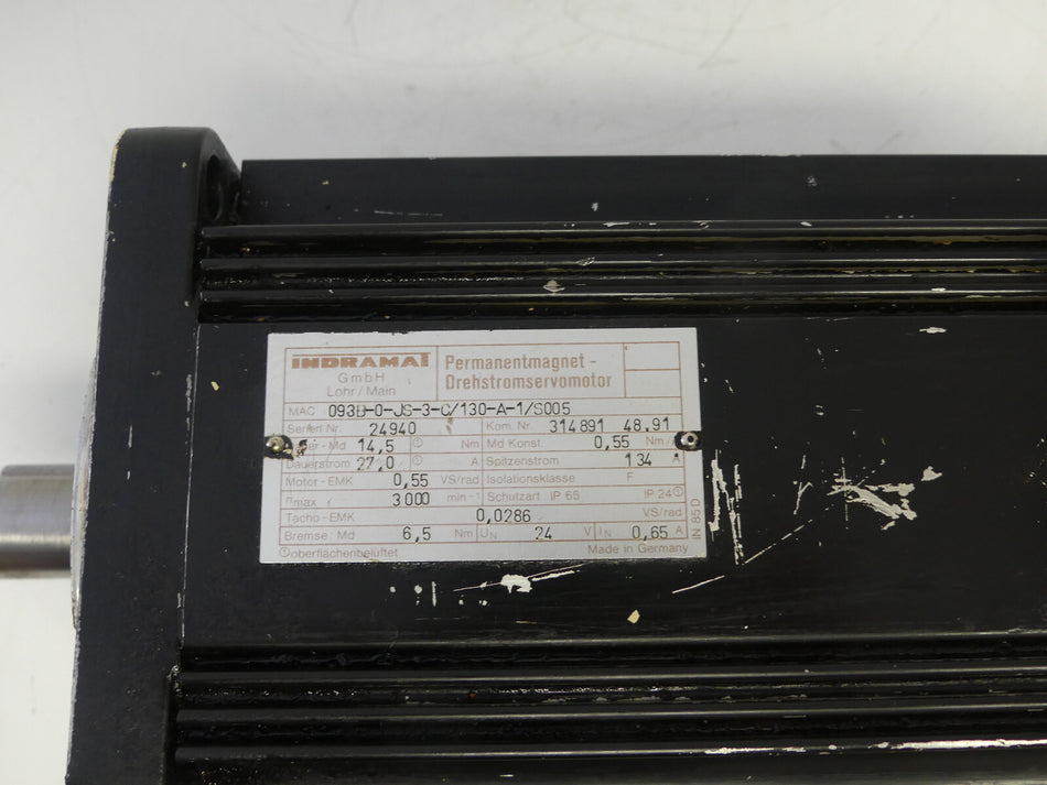 Indramat MAC093B-0-JS-3-C/130-A-1/S005