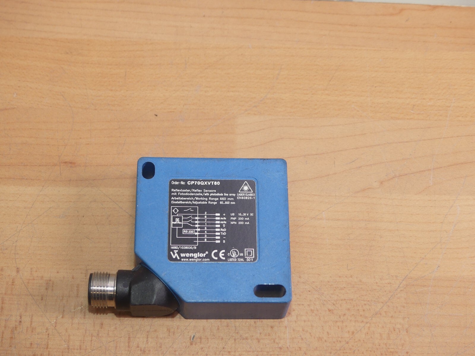 3X WENGLOR CP70QXVT80 SENSOR