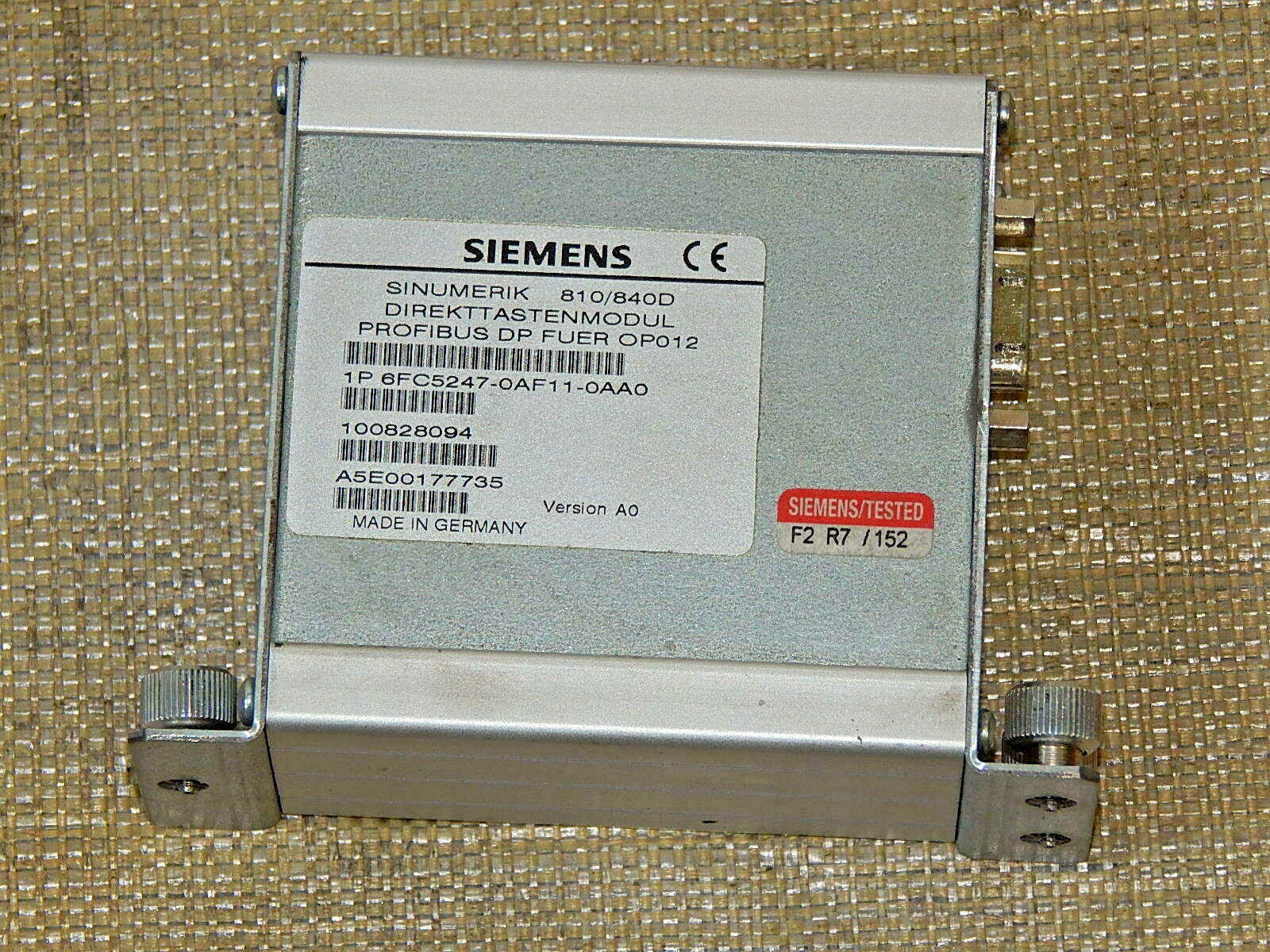  Siemens sinumerik Direkttastenmodul 6FC5247-0AF11-0AA0 used