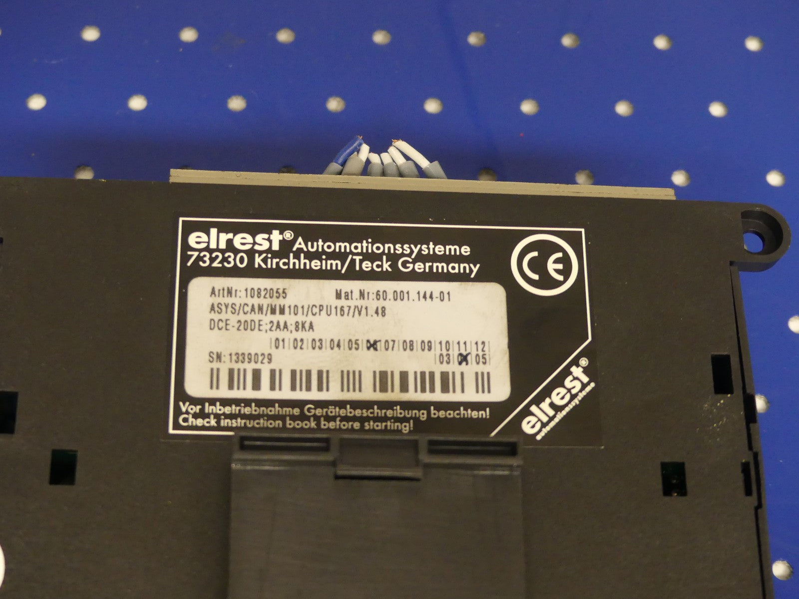elrest ASYA/CAN/MM101/CPU167/V1.48