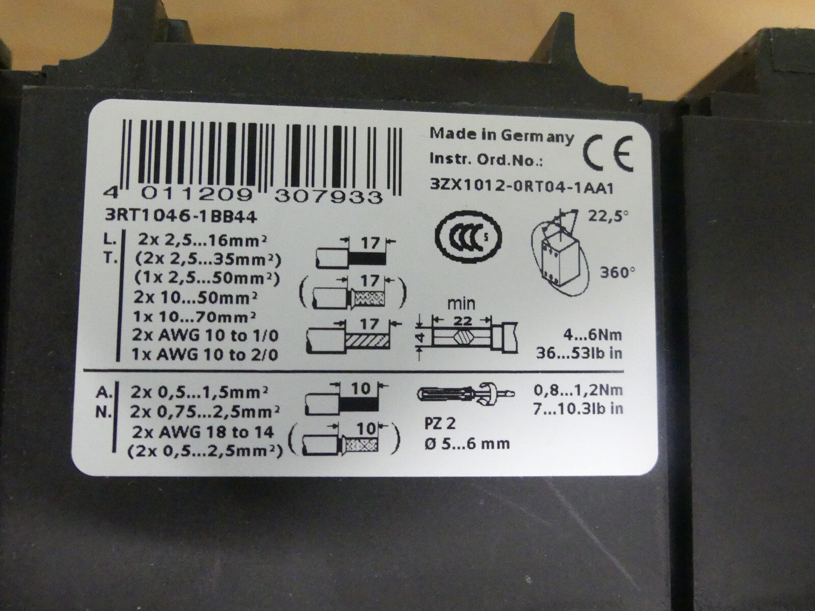 Siemens Sirius 3RT1046-1B
