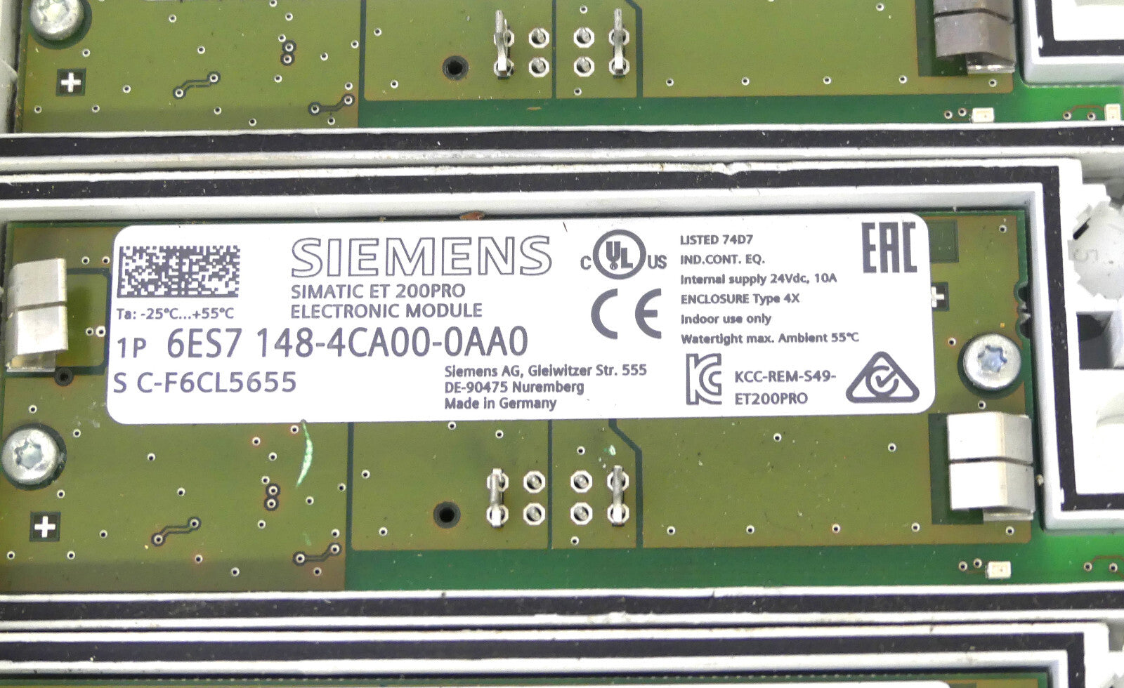 5 x Siemens Simatic S7 6ES7 148-4CA00-0AA0