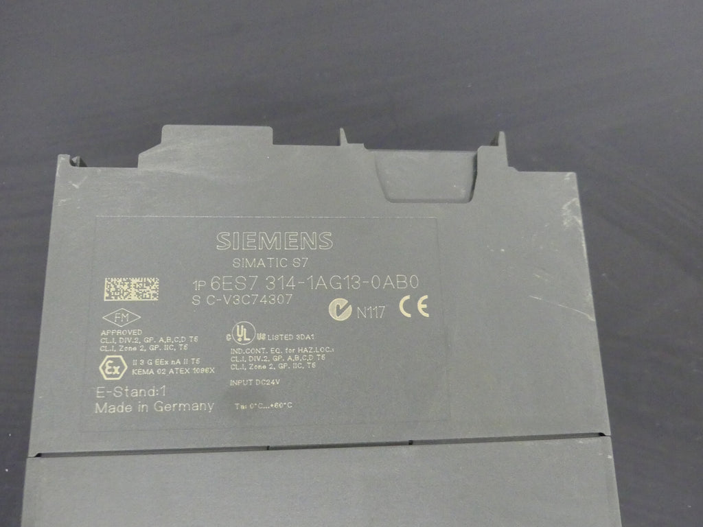 siemens 6es7 314-1ag13-0ab0 leicht beschädigt s.Bilder