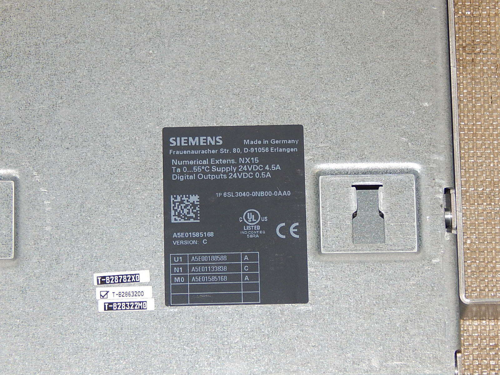  Siemens 6SL3040-0NB00-0AA0 Sinamics Numerical  Extension NX15 Als Ersatzteil