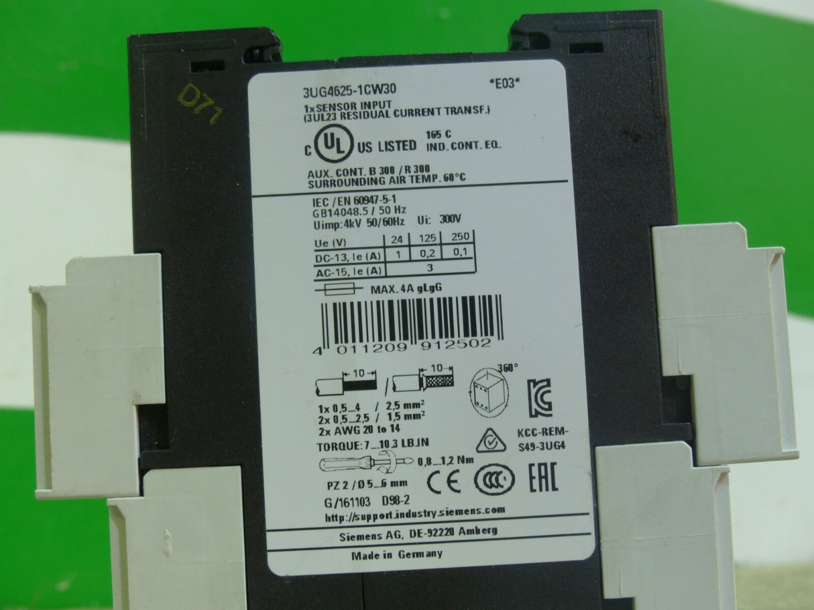 Siemens 3UG4625-1CW30 (neuwertig)