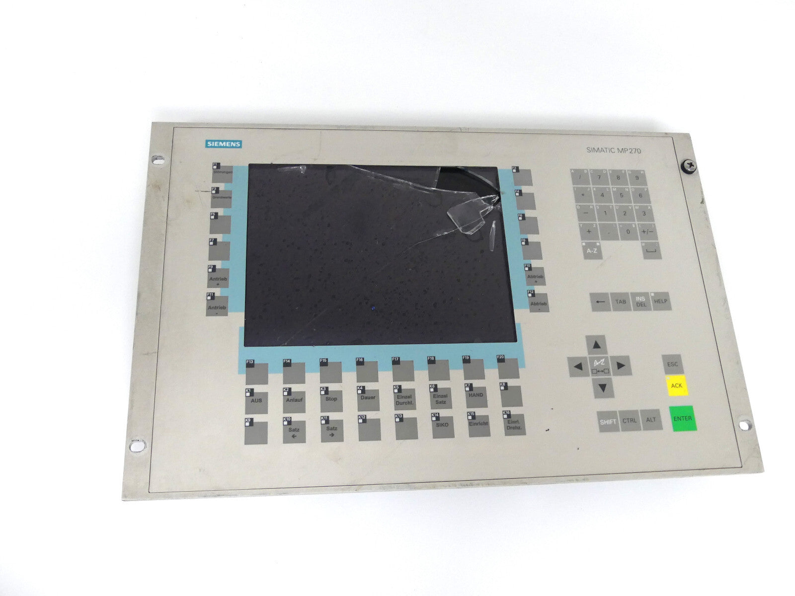 Siemens Multi Panel MP270 STN 6AV6542-0AA15-1AX0 (Beschädigt)