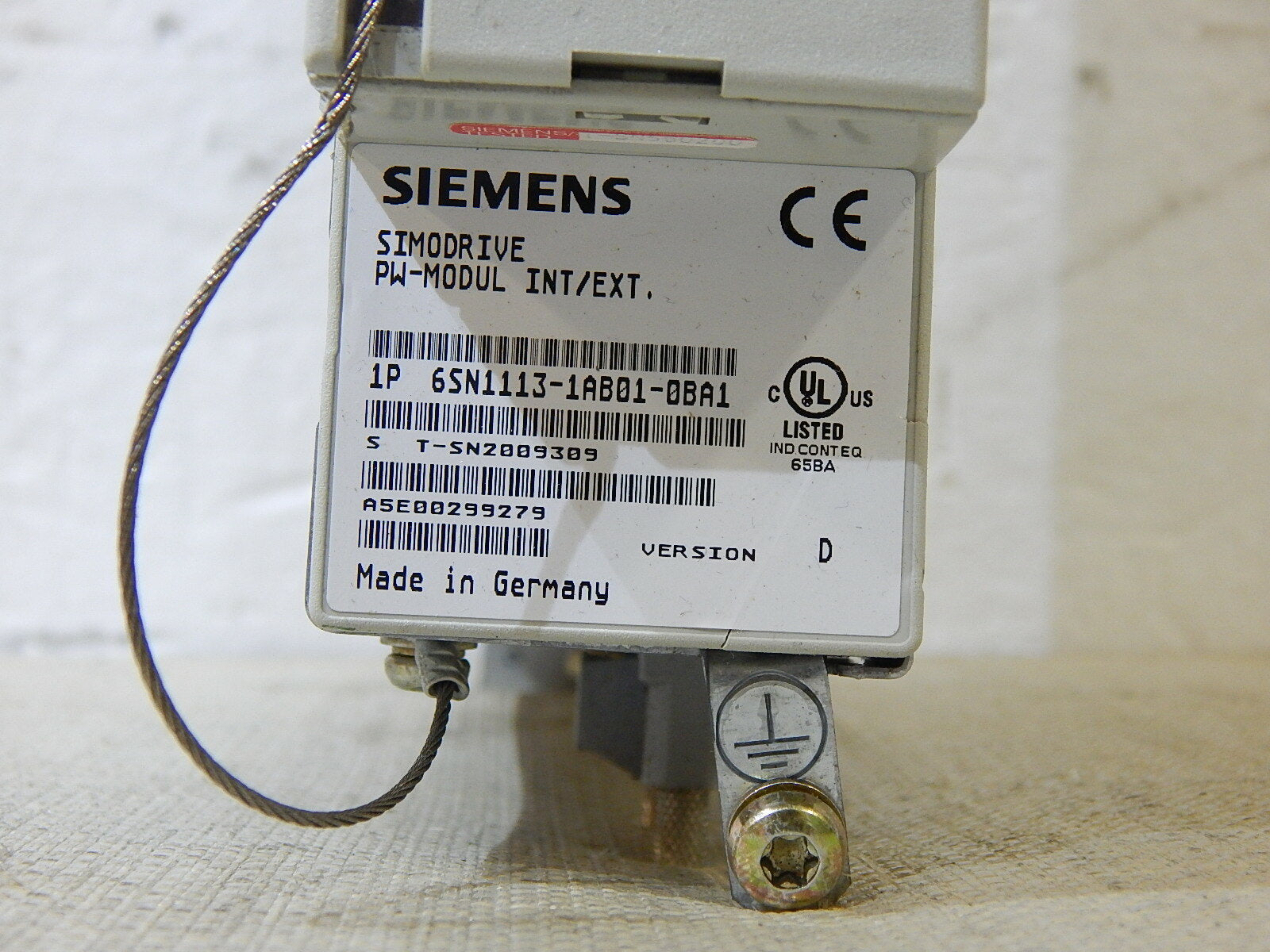 SIEMENS SIMODRIVE 6SN1113-1AB01-0BA1 PW-MODUL s.Bilder