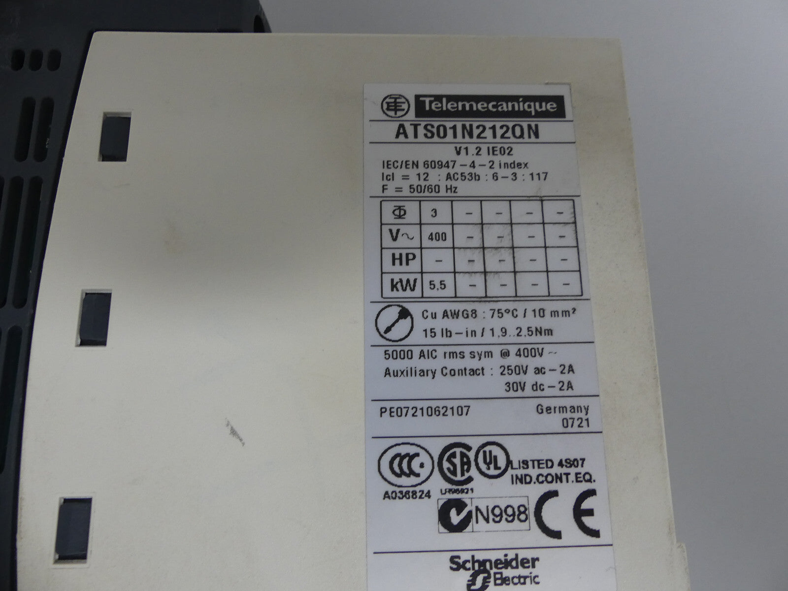 Telemecanique ATS01N212QN