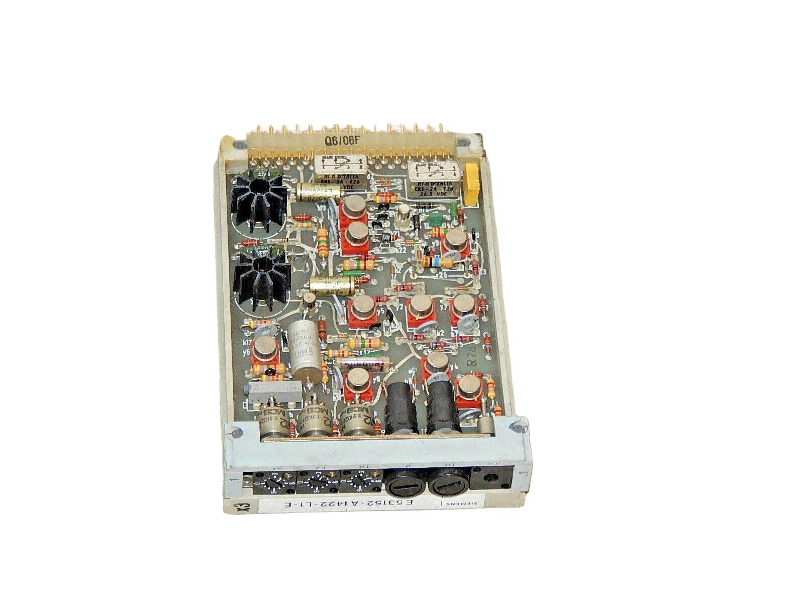 Siemens E53152-A1422-L1-E