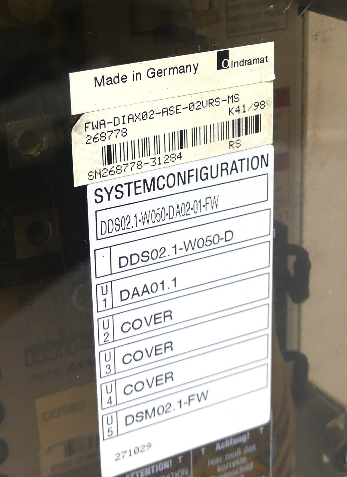 Indramat DDS02.1-W050-DA02-01-FW