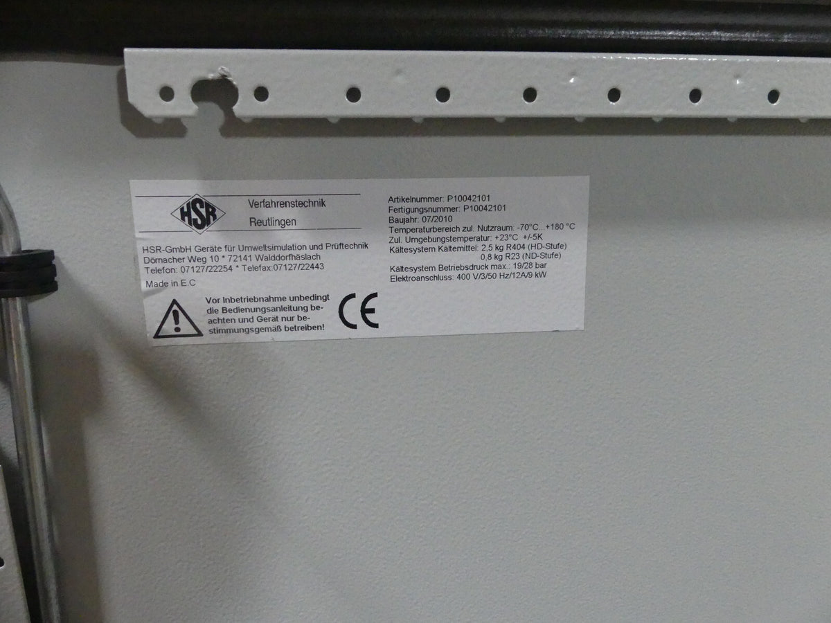 HSR Verfahrenstechnik Klimaschrank P10042101