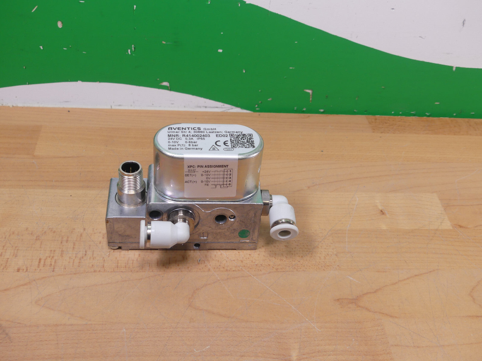 Aventics Druckregelventil, Druck / Regel / Ventil MNR: R414002403 24V DC