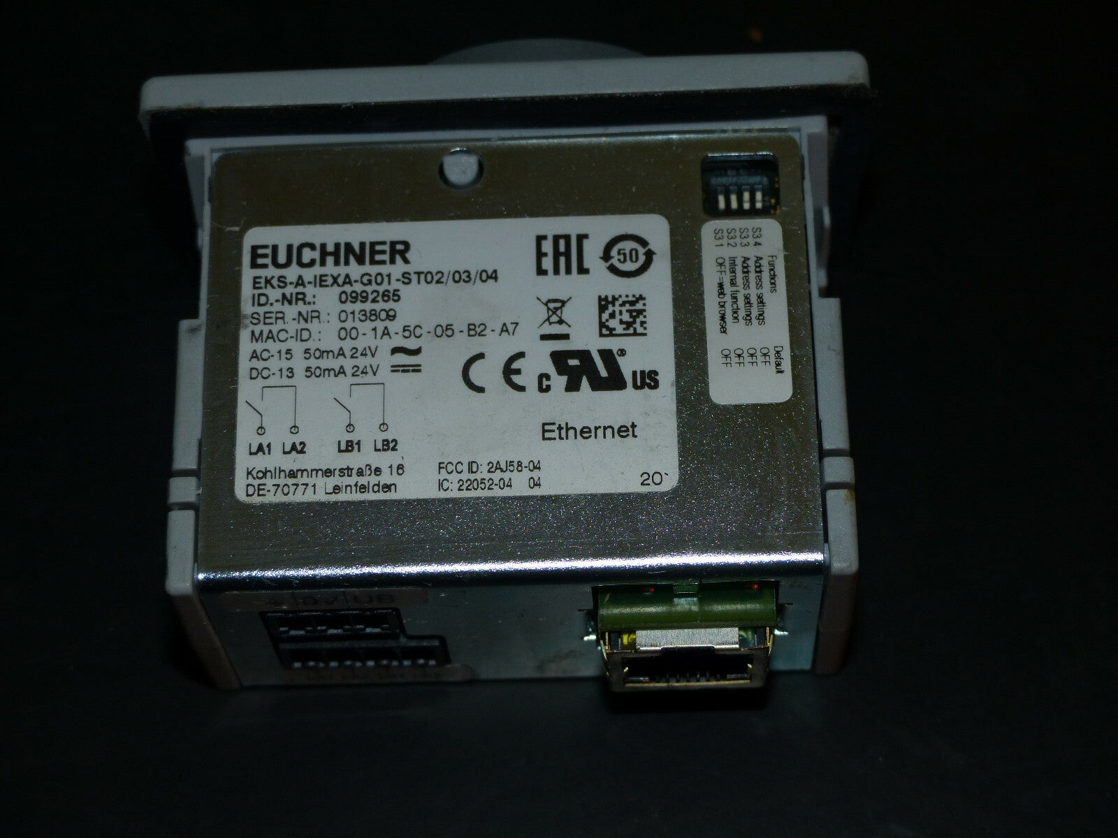 Euchner EKS-A-IEXA-G01-ST02/03/04