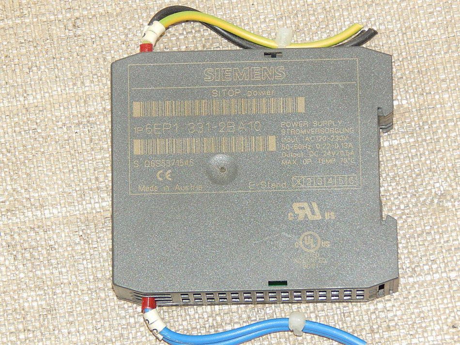 Siemens Sitop Power supply 6EP1 331-2BA10 Stromversorgung 24V DC used