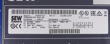 SEW MOVIDRIVE MDR60A0150-503-00  18252710