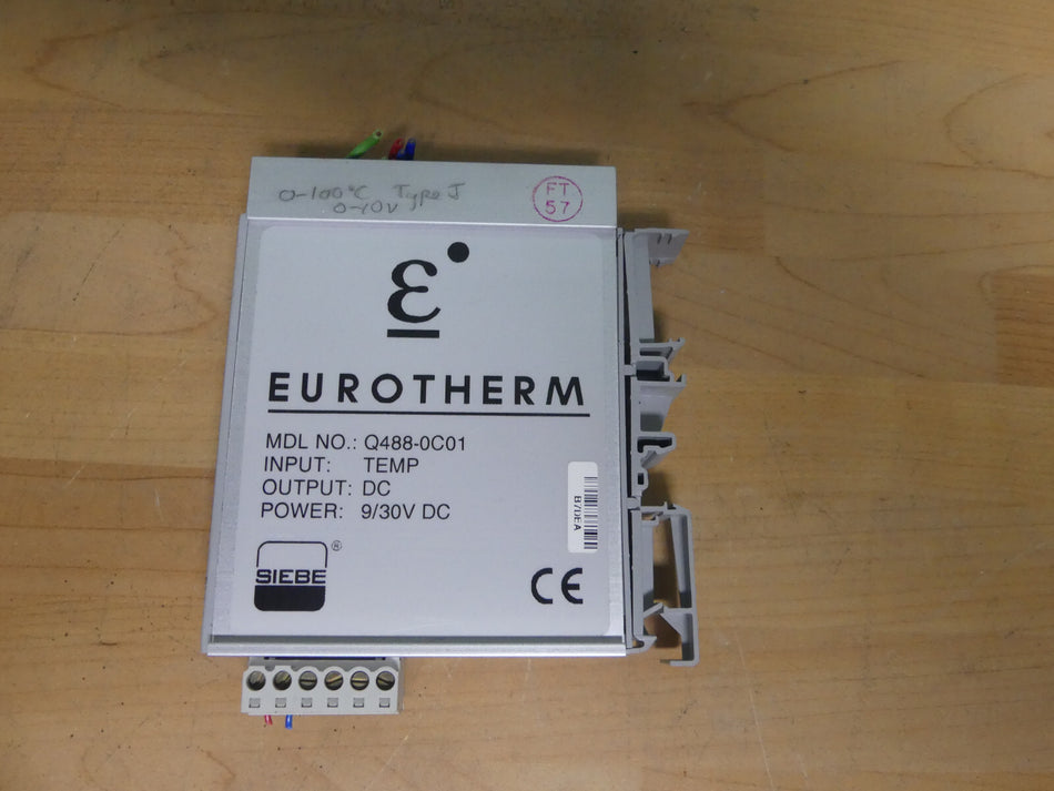 Eurotherm Q488-0C01 Temperature Input Isolator controleur Q488ia