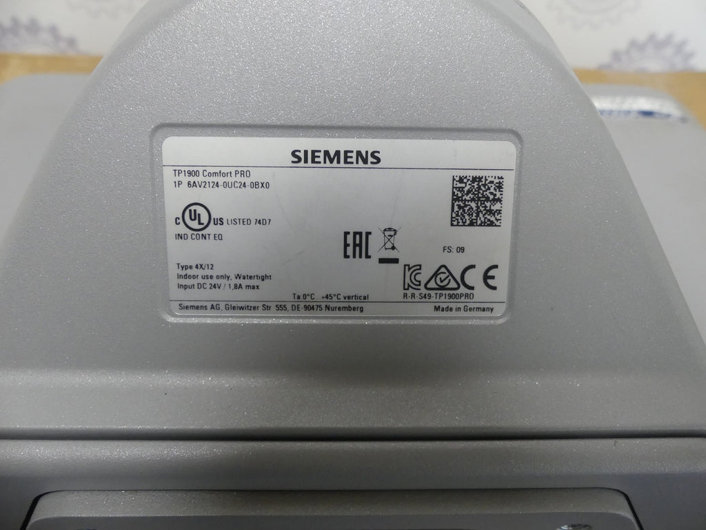 Siemens 6AV2124-0UC24-0BX0