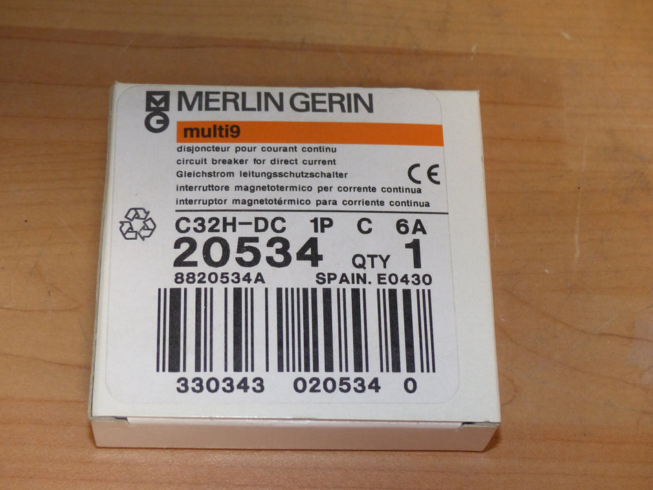 Merlin Gerin Multi9 C32H-DC C6A   20534