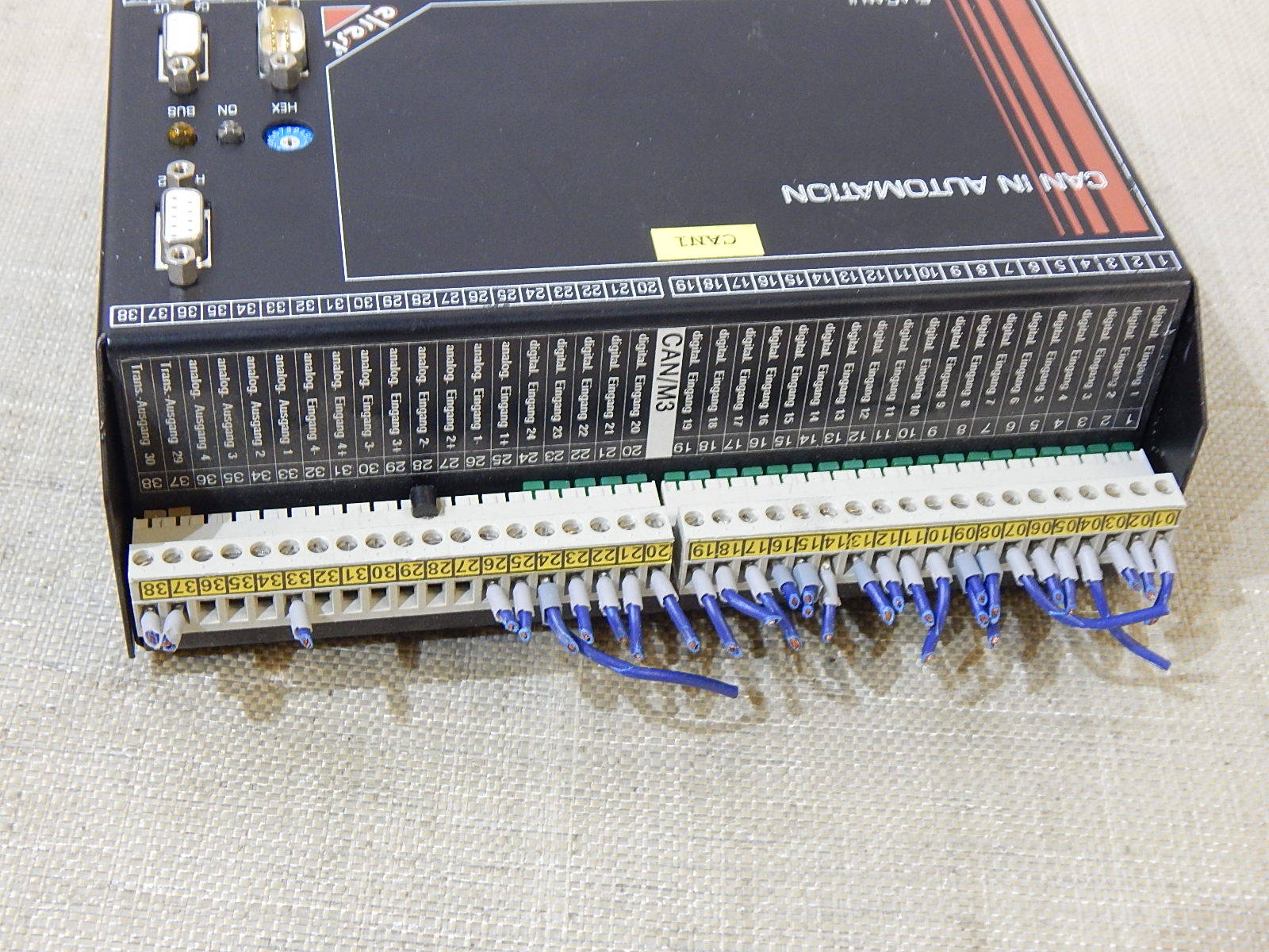 Elrest ELACAN II Automationssystem 1060300  CAN/M3/FLASH/80515/V1.23 Used       