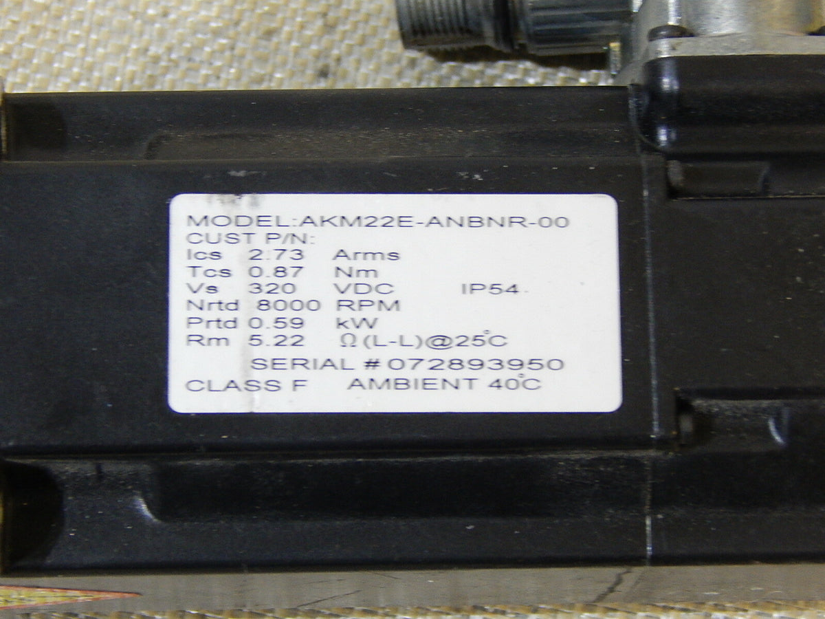 Danaher Motion Servomotor AKM22E-ANBNR-00  Neuwertig 