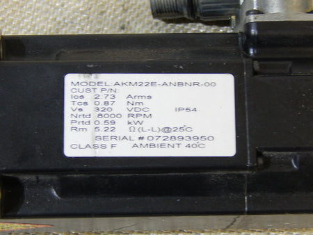 Danaher Motion Servomotor AKM22E-ANBNR-00  Neuwertig 