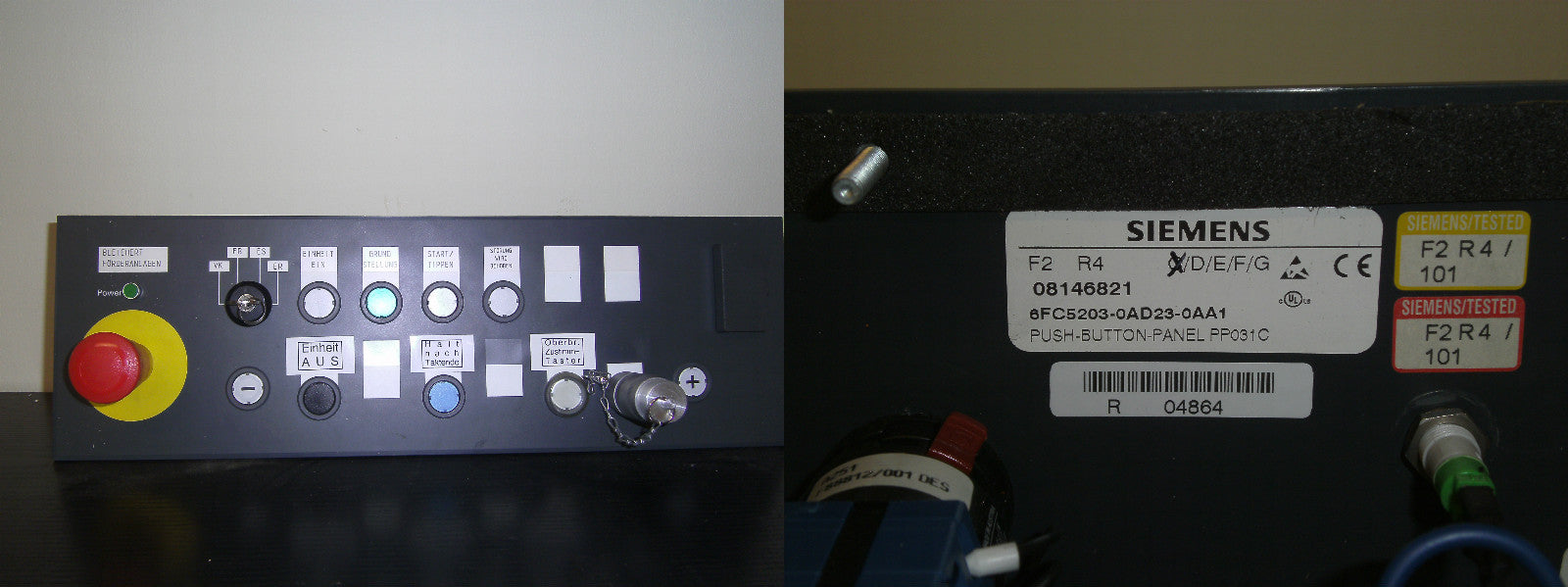 Siemens Push Button Panel 6FC5203-0AD23-0AA1