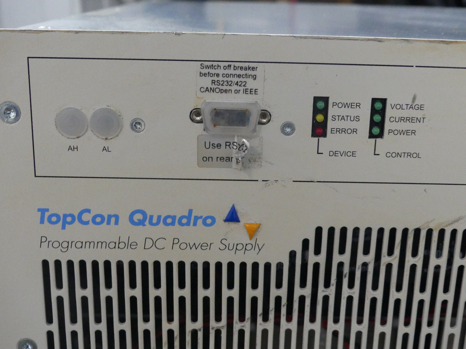 TOPCON QUADRO  DC POWER SUPPLY TC.P.32.500.400.PV leicht beschädgit s.Bilder
