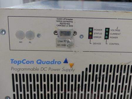 TOPCON QUADRO  DC POWER SUPPLY TC.P.32.500.400.PV leicht beschädgit s.Bilder