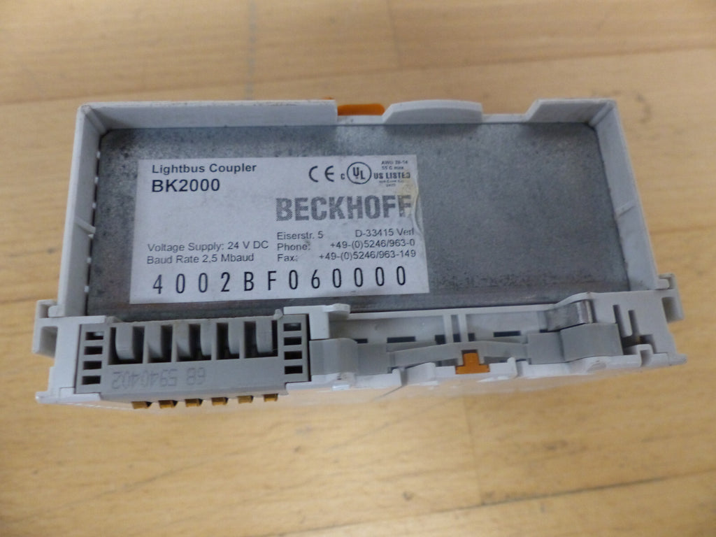 BECKHOFF LIGHTBUS COUPLER BK2000