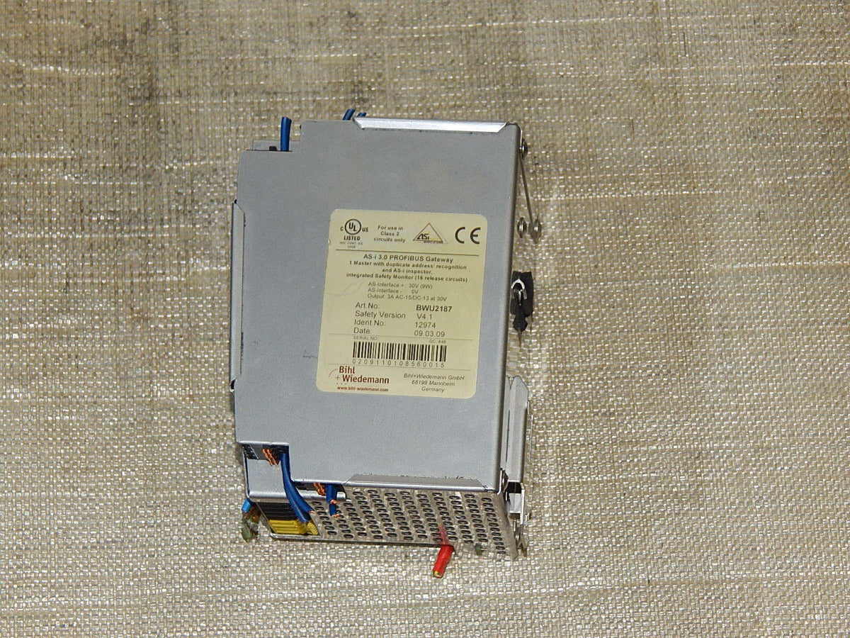 BIHL + WIEDEMANN Profibus Gateway BWU 2187 / BWU2187 AS-i 3.0 used