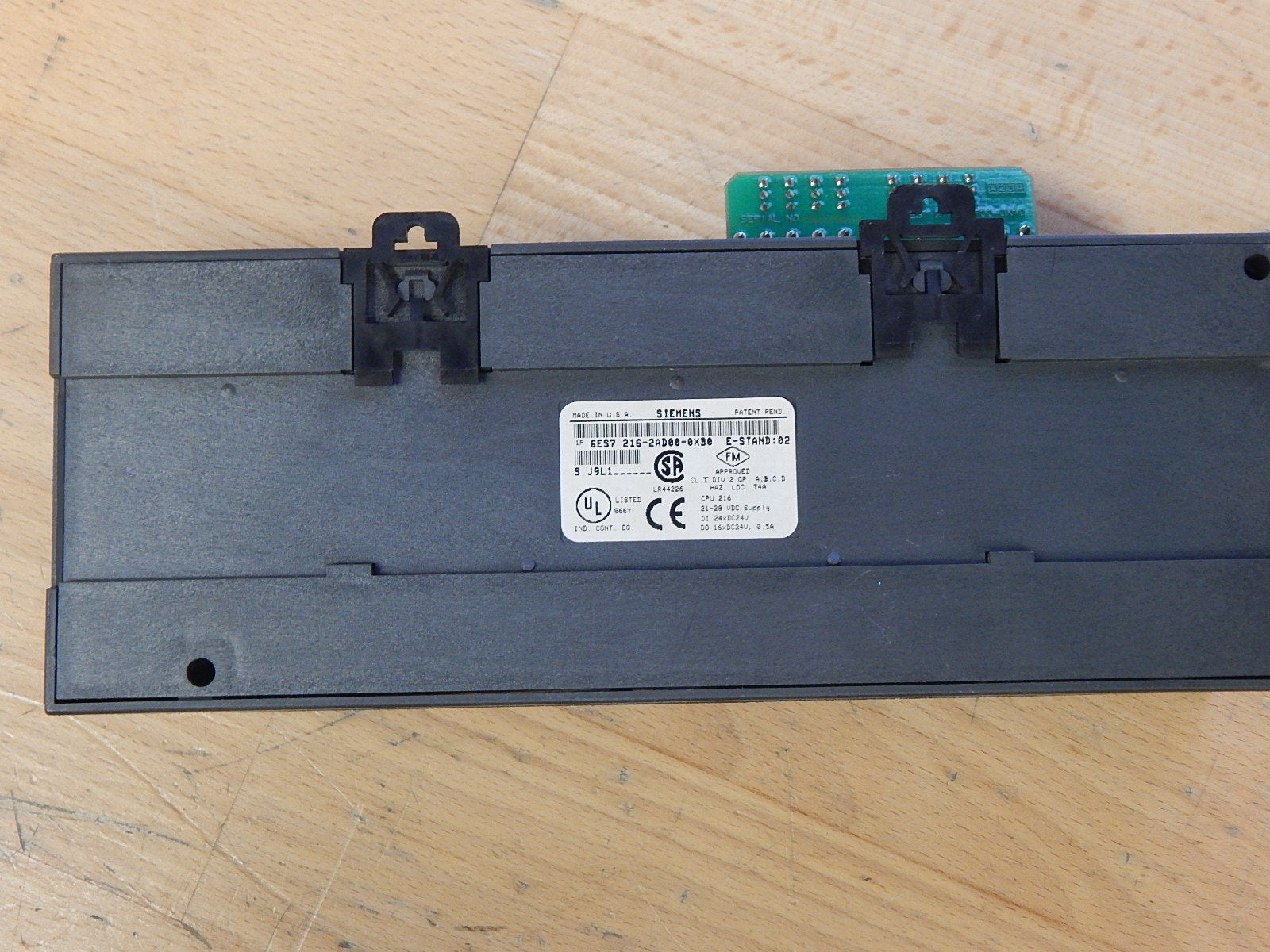 Siemens S7 CPU 216-2   6ES7 216-2AD00-0XB0  //  6ES7216-2AD00-0XB0// E:02  Used