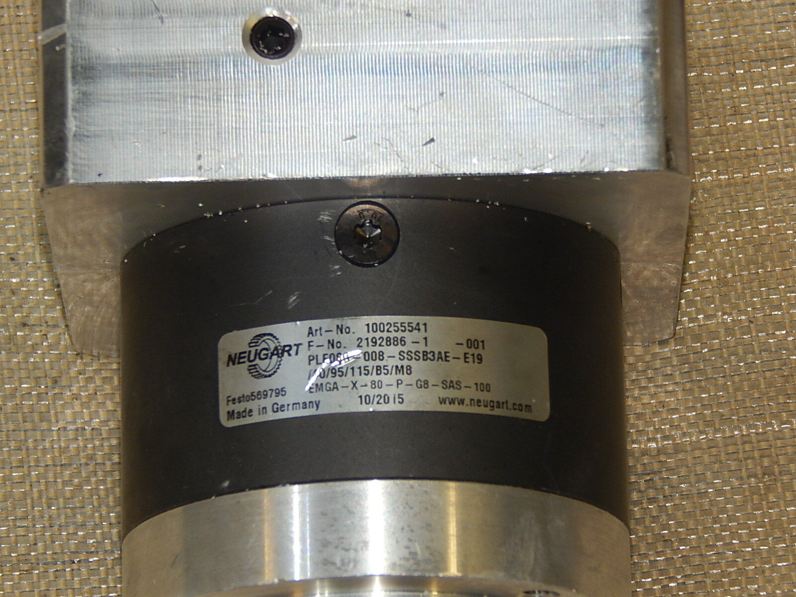  Neugart PLE080-008-SSSB3AE-E19 Getriebe used  s.Bilder