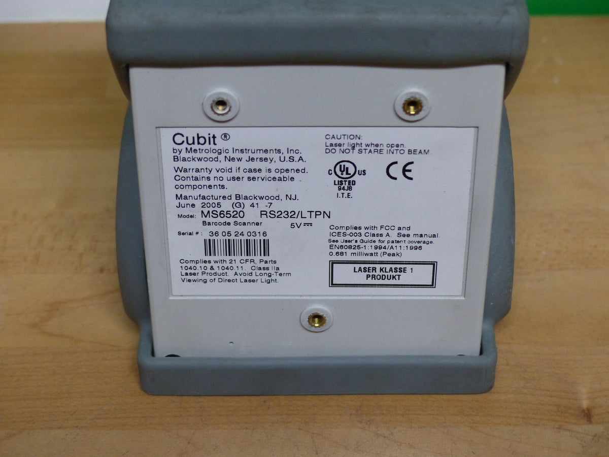 Cubit Scanner Barcodescanner MS6520  RS232/LPTN  used