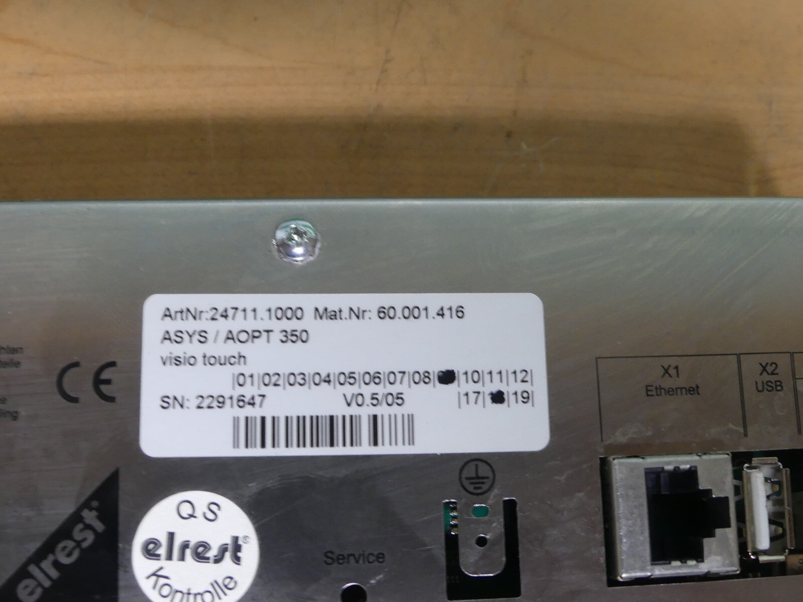 ASYS  ASYS/AOPT 350 Visio Touch Panel / 24711.1000