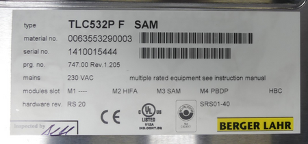 Berger Lahr TLC532P F SAM Servo drive used s.Bilder
