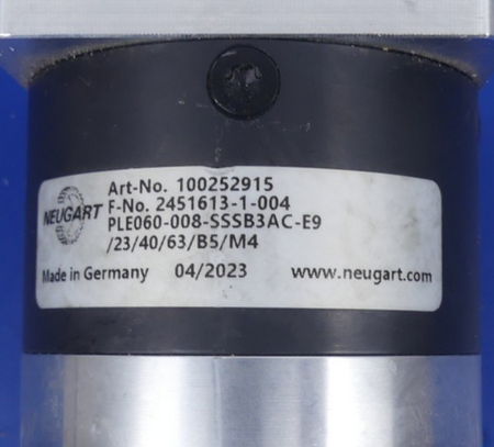NEUGART PLE060-008-SSSB3AC-E9 100252915 Planettengetriebe