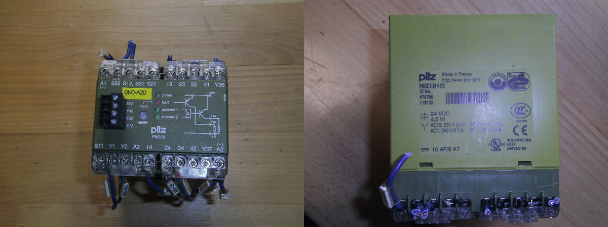 Pilz PNOZ 8 24 V DC Used